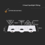 GU10 Корпус Троен Метал PC Бял