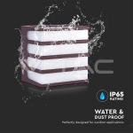 8W LED Стенен Аплик 3000К Кафяв