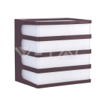 8W LED Стенен Аплик 4000К Кафяв