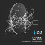 12W LED Стенна Лампа 3в1 Черна Димираща