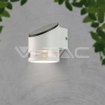 1W LED Соларна Стенна Лампа SMD Бяло Тяло IP44 3000K