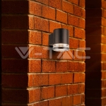 1W LED Соларна Стенна Лампа SMD Черно Тяло IP44 3000K