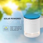 1W LED Соларна Стенна Лампа SMD Бяло Тяло IP44 3000K