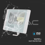 16W LED Соларен Прожектор 4000К Бяло Тяло