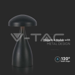 LED Настолна Лампа 800mAh Батерия 120x220 3 в 1 Черно Тяло