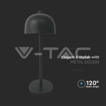 LED Настолна Лампа 1800mAh Батерия 115x300 3 в 1 Черно Тяло