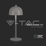 LED Настолна Лампа 1800mAh Батерия 115x300 3 в 1 Сиво Тяло