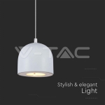 8.5W LED Висяща Лампа Φ100 Бяло Тяло 3000K