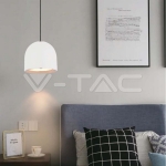 8.5W LED Висяща Лампа Φ100 Бяло Тяло 3000K