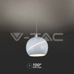 8.5W LED Висяща Лампа Φ180 Бяло Тяло 3000K