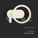 LED Осветител 14W Хотел Аплик Бял 4000K