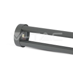 10W Наземна Лампа Сиво Тяло 80см 3000К