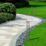 10W Наземна Лампа Сиво Тяло 80см 3000К