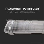 Влагозащитено Тяло T8 2 x 60см Херметично IP65