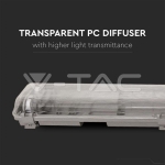 Влагозащитено Тяло T8 2 x 150см Херметично IP65