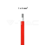 PV Кабел 6кв.мм. Червен за Соларен Панел 50м.