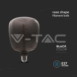 LED Крушка 4W Filament Ваза Черна