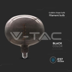 LED Крушка 4W Filament Кобъл Черна