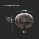 LED Крушка 4W Filament Кобъл Черна