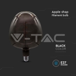 LED Крушка 4W Filament Ябълка Черна