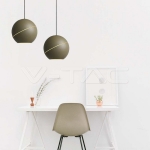 8.5W LED Висяща Лампа Φ180 Златно Тяло 3000K