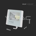 35W LED Соларен Прожектор 4000К Бяло Тяло