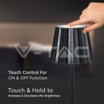 1.5W LED Настолна Лампа Черна 3in1