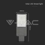 20W Улична Лампа Соларна Bridgelux Чип 4000K