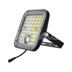 10W LED Соларен Прожектор LiFePo Батерия 3.7V Черен 4000K