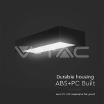 6W LED Соларна Лампа Черна Батерия 4000К