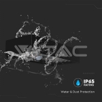 6W LED Соларна Лампа Черна Батерия 4000К