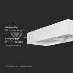 6W LED Соларна Лампа Бяла Батерия 4000К