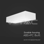 6W LED Соларна Лампа Бяла Батерия 4000К