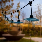 3W Соларен Гирлянд с 15бр. Лампи Ф156см и 3000K Крушки 15,6м.