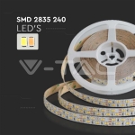 LED Лента SMD 2835 240LED  Double PCB 15mm 3in1 21W/M