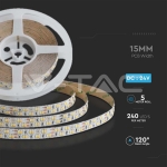 LED Лента SMD 2835 240LED  Double PCB 15mm 3in1 21W/M