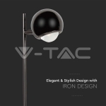 6W LED Настолна Лампа Черно Тяло 3000K