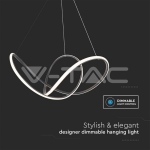 LED Осветител 49W Висящ 70*20CM Черно Тяло 3000K