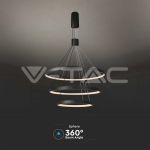 LED Осветител 46W Висящ 40*60*80*150CM Черно Тяло 3000K