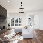 LED Осветител 46W Висящ 40*60*80*150CM Черно Тяло 3000K