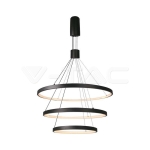 LED Осветител 46W Висящ 40*60*80*150CM Черно Тяло 3000K