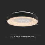 LED Осветител за таван 49W 60*9CM Черно Тяло 3000K