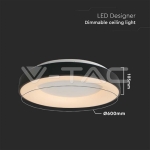 LED Осветител за таван 49W 60*9CM Черно Тяло 3000K