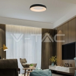 LED Осветител за таван 49W 60*9CM Черно Тяло 3000K