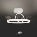 LED Осветител 38W Плафон 500*200MM 4000K Бял Двоен Кръг