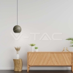 8.5W LED Висяща Лампа Φ180 Регулируемо Въже Touch On/Off Златно Тяло 3000K