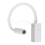 3W LED Стенна Лампа Спалня Бяла 3000К