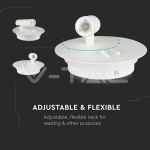 3+6W LED Стенна Лампа За Стена Бяла 3000K