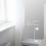 6W LED Настолна Лампа Бяло Тяло 3000K