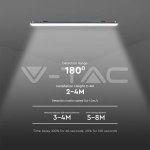 LED Влагозащитено тяло X-Серия 1200mm 36W 6500K 120LM/W Сензор